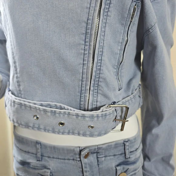 Chic Light Blue Flare & Wide Leg Jeans